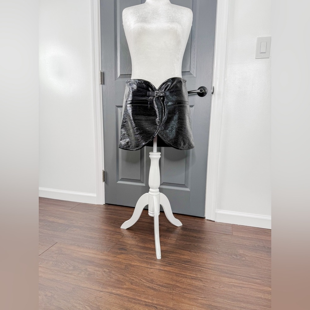 COURRÈGES Black Ellipse Miniskirt - Picture 3 of 8